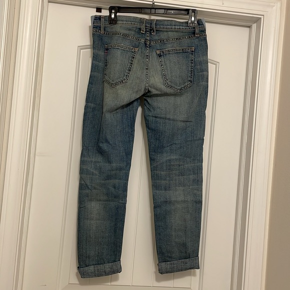 Current/Elliot HATCH Maternity The New Boyfriend Jeans Distressed Size 25 - Picture 8 of 12